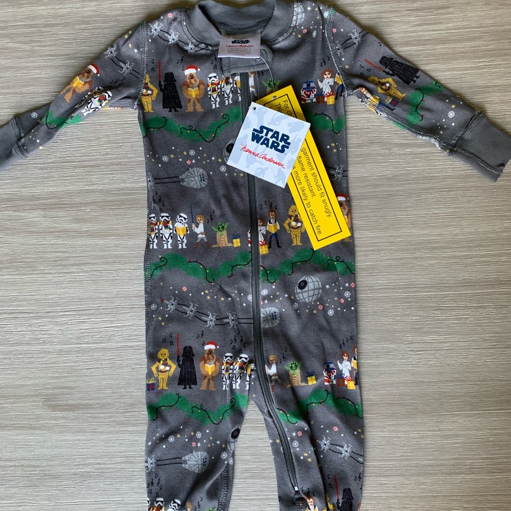 Hanna Andersson New NWT 60 Star Wars Pajamas Carol